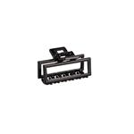 Pinza rectangular 6 cm. - Negro 