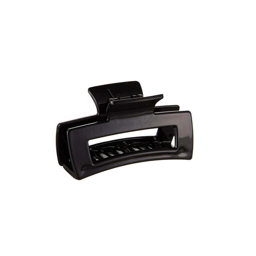 Pinza rectangular 12 cm. - Negro